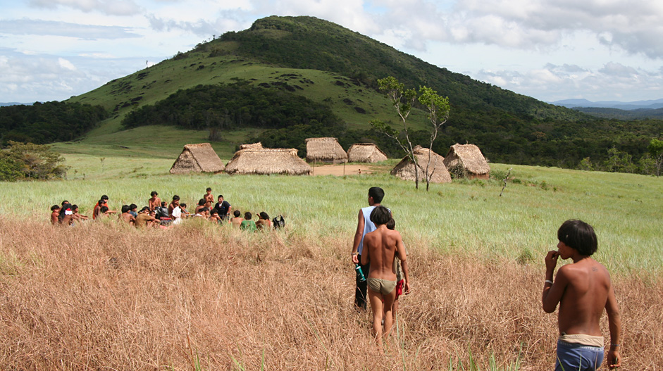 Yanomami people living along the Brazil-Venezuela border.